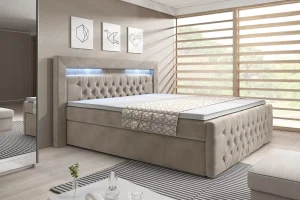 Boxspringbett 180x200 Arona mit Stauraum und Fußteil