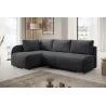 Stilvolles, dunkelgraues L-förmiges Ecksofa „Pico“ | Wohnzimmermöbel