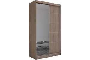 Szafa przesuwna do sypialni 150 z lustrem MARETA 