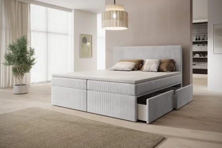 Boxspringbett 140x200 Sienna mit Schubladen 2