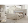 Boxspringbett 180x200 Arosa TV, beige