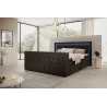 Boxspringbett 180x200 Arosa TV, schwarz