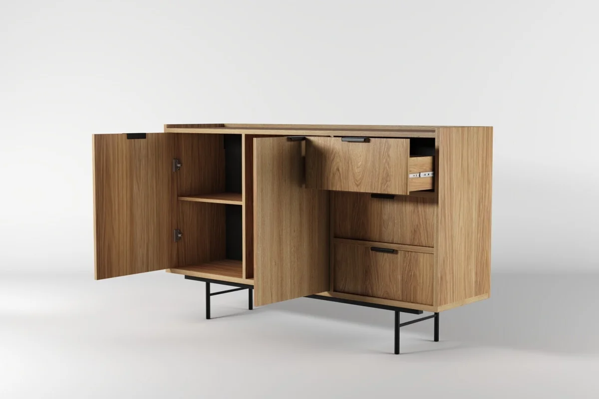 Kommode 2d3s Edson Hikora – eine klassische Kommode für das Wohnzimmer