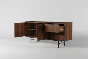 Kommode 2d2s Edson in Nussbaum – eine klassische Kommode für das Wohnzimmer