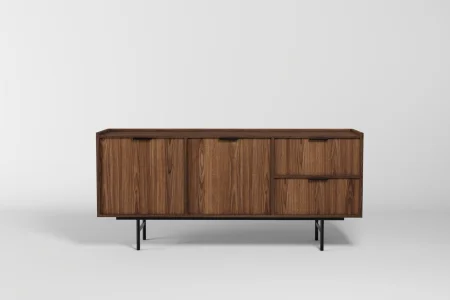 Kommode 2d2s Edson in Nussbaum – eine klassische Kommode für das Wohnzimmer