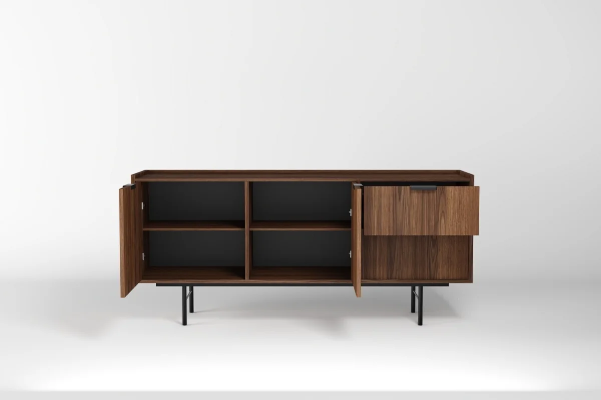 Kommode 2d2s Edson in Nussbaum – eine klassische Kommode für das Wohnzimmer