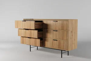 Kommode 6s Edson Hikora – eine klassische Kommode für das Wohnzimmer