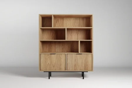 Edson-Set „Hiroka“ – Kommode mit 6 Schubladen, Regal und TV-Schrank 200 2