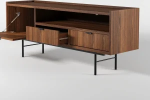 TV-Schrank 150 Edson in Nussbaum – eine klassische Wahl für Ihr Wohnzimmer