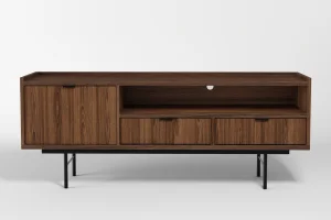 TV-Schrank 150 Edson in Nussbaum – eine klassische Wahl für Ihr Wohnzimmer