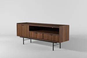 TV-Schrank 150 Edson in Nussbaum – eine klassische Wahl für Ihr Wohnzimmer