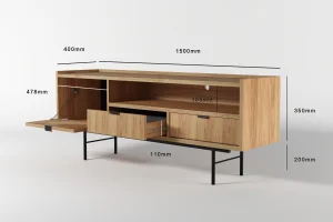 TV-Schrank 150 Edson Hiroka – eine klassische Wahl für Ihr Wohnzimmer