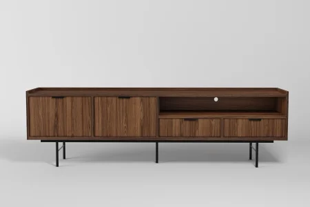 TV-Schrank 200 Edson in Nussbaum – eine klassische Wahl für Ihr Wohnzimmer