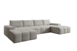 Beiges U-förmiges Ecksofa „Carla“ | Wohnzimmermöbel