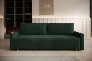 Sofa ciemnozielona