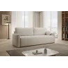 Beiges Sofa mit Schlaffunktion und Bettkasten | Wohnzimmermöbel