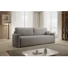 Hellgraues Sofa mit Schlaffunktion und Bettkasten | Wohnzimmermöbel