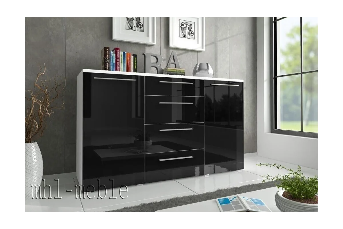 KOMODA ROMA 2 CZARNA