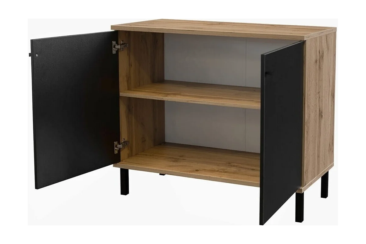 Kommode mit Lamellen Luton 2D | Für Schlafzimmer und Wohnzimmer